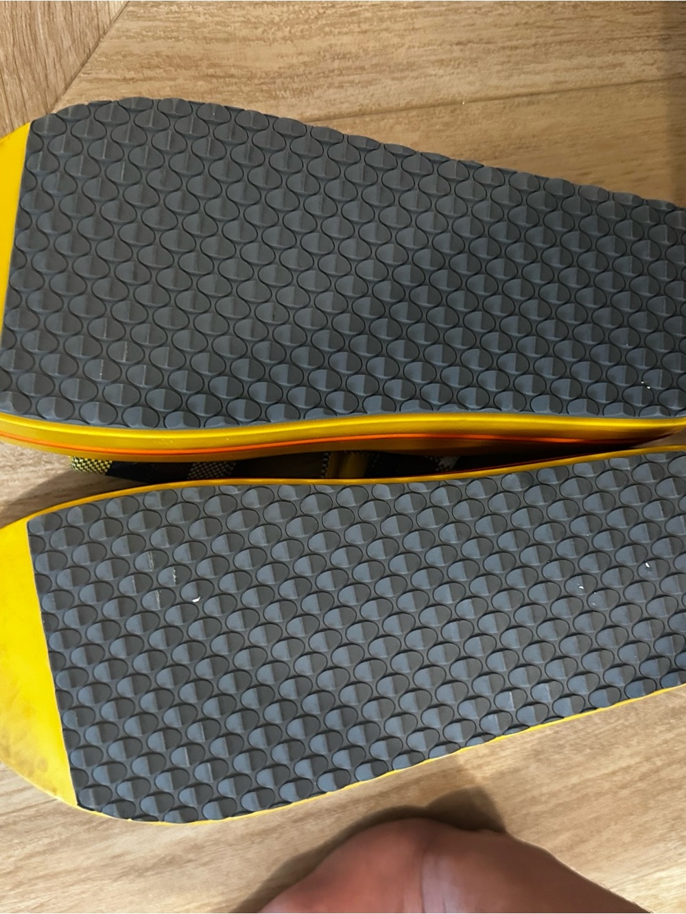 Prada Yellow Plaid Platform Sandals - Women's - Picture 13 of 14